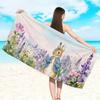 Cartoon Easter P-peter R-rabbit Towel Soft Lightweight Anti-Sand Large Beach Towel Quick-Drying Bath Sports Family