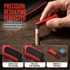 5PCS Double Sided Pool Cue Tip Shaper Inner Coarse Sandpaper Billiard Repair Tool  Tip Grinding