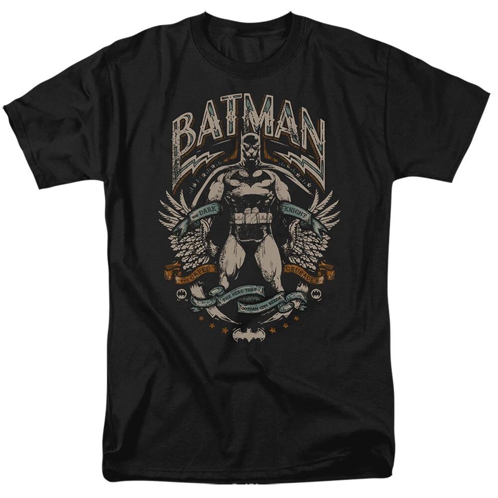 The Batman  Gotham Hero On Black  T-Shirt - to 5X 3XL