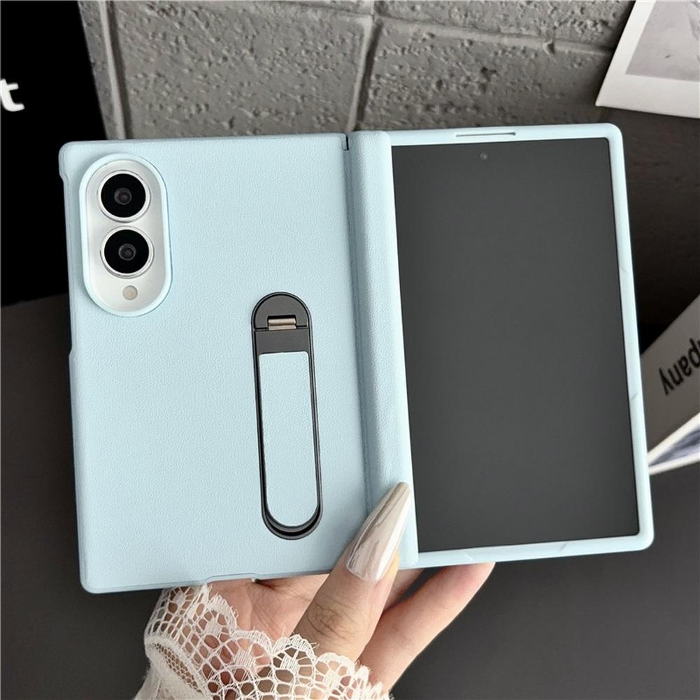 Invisible Stand Holder Magnetic Rotating Phone Case for Samsung Galaxy Z Fold 8 All-inclusive Front Glass Protector Cover