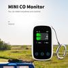 Mini CO Detector Portable Carbon Monoxide Tester Rechargeable Multifunctional Air Quality Monitor Temperature and Humidity Meter
