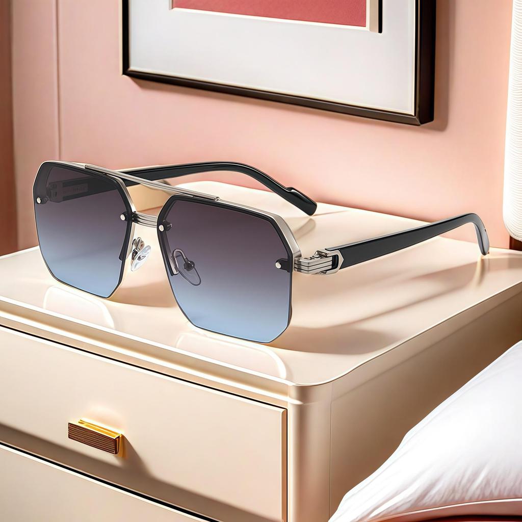 2025 Men's High-End Large Frame Fashion Sunglasses