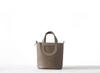 Borsa Secchiello in Pelle di Mucca TC con Manico, Cesto Verdura Naso di Maiale 18cm, alla Moda Versatile, da Donna