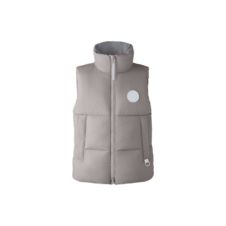 Canada Goose Women's Pastels Series Logo Duck Down Stand Collar Zipper Down Vest Vests 2614Mb1-439 Cm