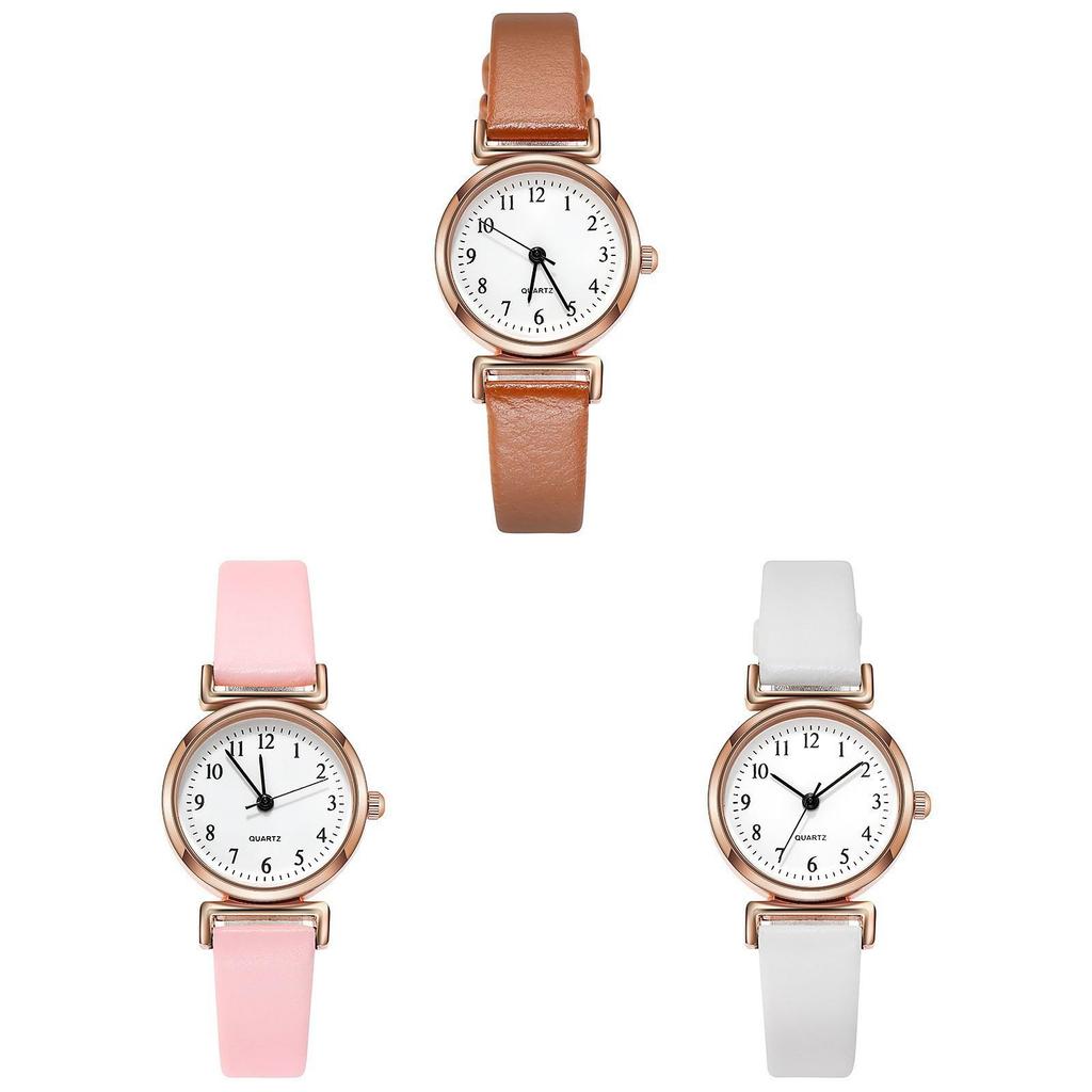 Womens Business Quartz Watch With Roman Numerals And Pu Strap For Office Wear