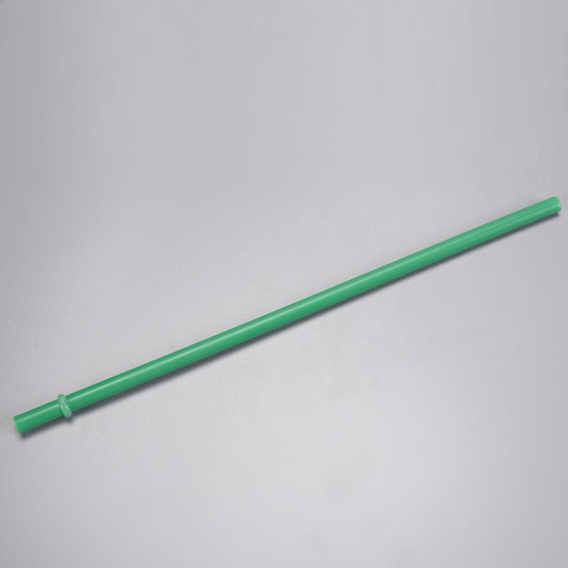 7Mm Aperture Straw 37 Color Solid Color Plastic Cup Accessories Pp Straw Non-Disposable Straw With Ring
