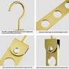 8 Hole Aluminum Alloy Clothes Hanger Space Saving Foldable Pants Hanger Magic Seamless Multiplayer Closet Organizer