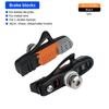 Road Bike Alloy C/V-Brake Pads W/ 55mm Detachable Rubber Inserts Low Noise All Weather Use Alloy Steel Wheel Rim Braking Blocks