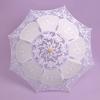Lace Embroidered Sun Parasol Umbrella Bridal Wedding Dancing Party Photo Show