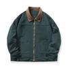 Retro Bunda Podzim Pánská Manšestrová Bomber Bunda Volná Oversized Patchworková Ležérní Bunda Pánské Oblečení Volné Hip Hopové Top 5xl