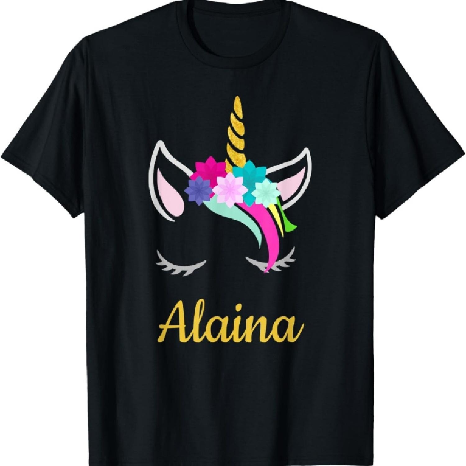 

Alaina Dark Unicorn Name T-Shirt XXXXXL