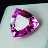 PRECIOUS Pink SAPPHIRE 8.20 Carat Natural Trillion Cut Loose Gemstone CERTIFIED