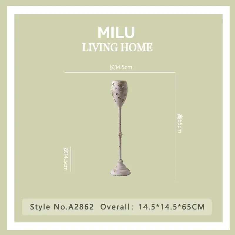 

Угловой напольный подсвечник от пола до потолка для входа на виллу, уличный дворик, дождестойкий ветровой фонарь, садовый атмосферный ретро-подсвечник