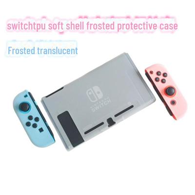 Ochranný kryt TPU pro Nintendo Switch s matnou texturou – průhledný a odnímatelný