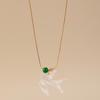 Retro Personalized Design Luxury Bird Swallow Pendant Necklace Thin Rope Collarbone Chain