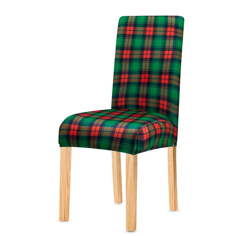 1pc Christmas Chair Covers Dining Room Xmas Removable Kitchen Chair Slipcovers Seat Protector for Party Christmas Decorations
