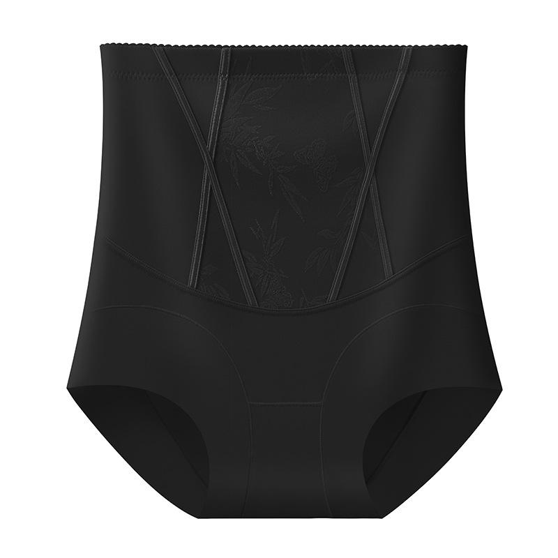 Women's National Style Relief Sexy Jacquard Thin Comfortable No Trace of Abdominal Lift Underwear