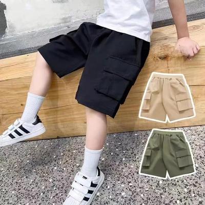 Jungen Sommer-Streetshorts 2023: Mittlere und große Kinder-Sportoveralls
