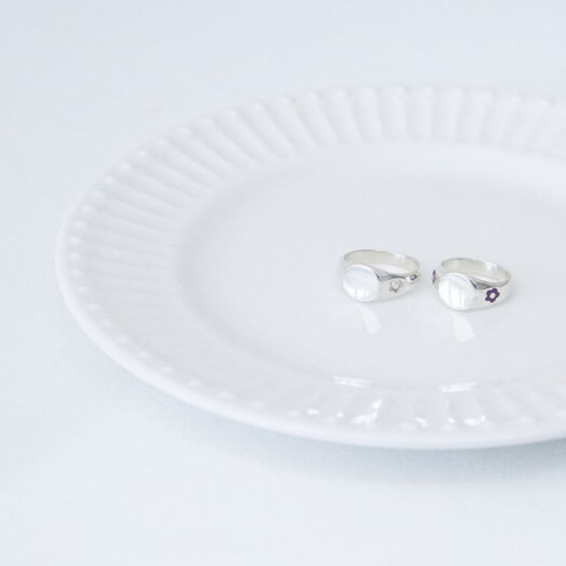 fillow glossy flower color ring