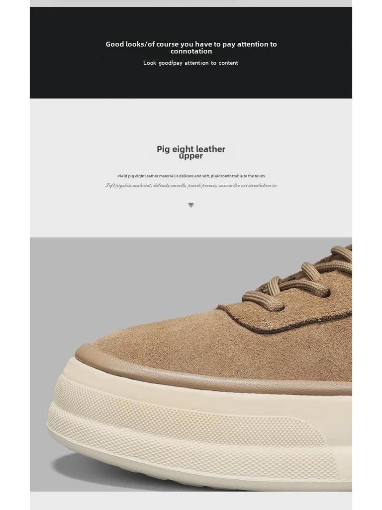 2025 Vår Herrskor Koreansk Stil Låga Sneakers: Trendiga vardagliga sportskor i allmatchande stora storlekar