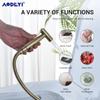 Handheld Bidet Sprayer Set For Toilet Brass Hot & Cold Hand Bidets Brushed Gold Bathroom Faucet Shower Head Self Cleaning Black