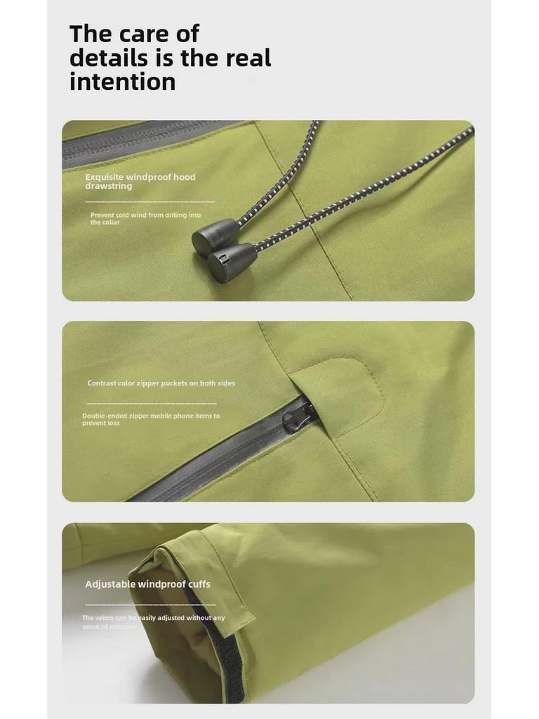 Upgraded J91 Men's Graphene Cotton Hooded Jacket: Trendy, Windproof, Waterproof, Thickened Design for Couples.