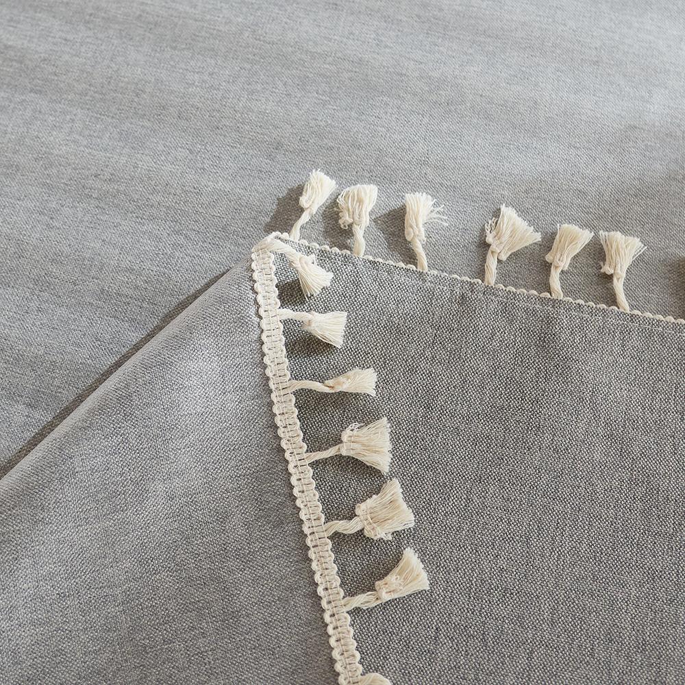 Textured Tablecloths, Heavy Duty Cotton Linen Farmhouse Table Cloth Rectangle Table, Waterproof Wrinkle-free Rectangle Tableclot