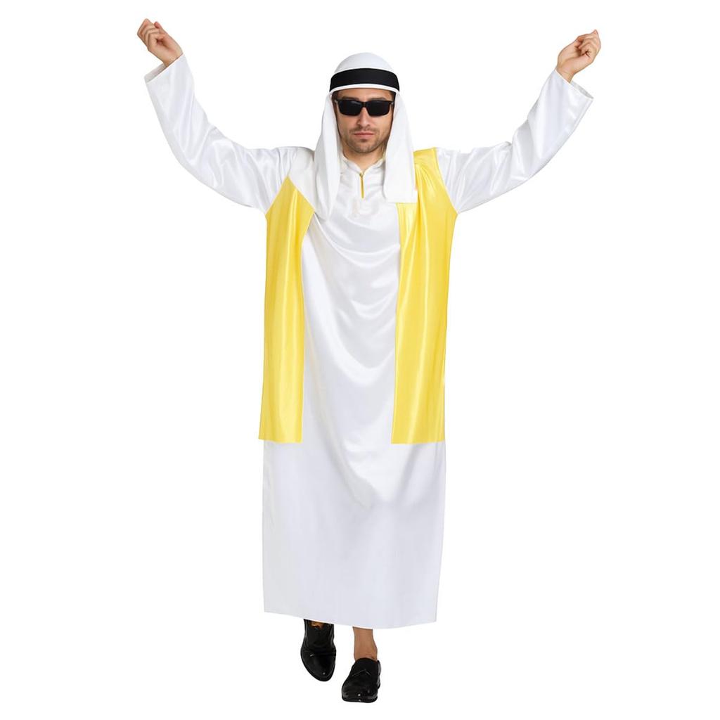 [monoii] Arab Cosplay Oil Tycoon Costume Halloween Millionaire King Costume c530
