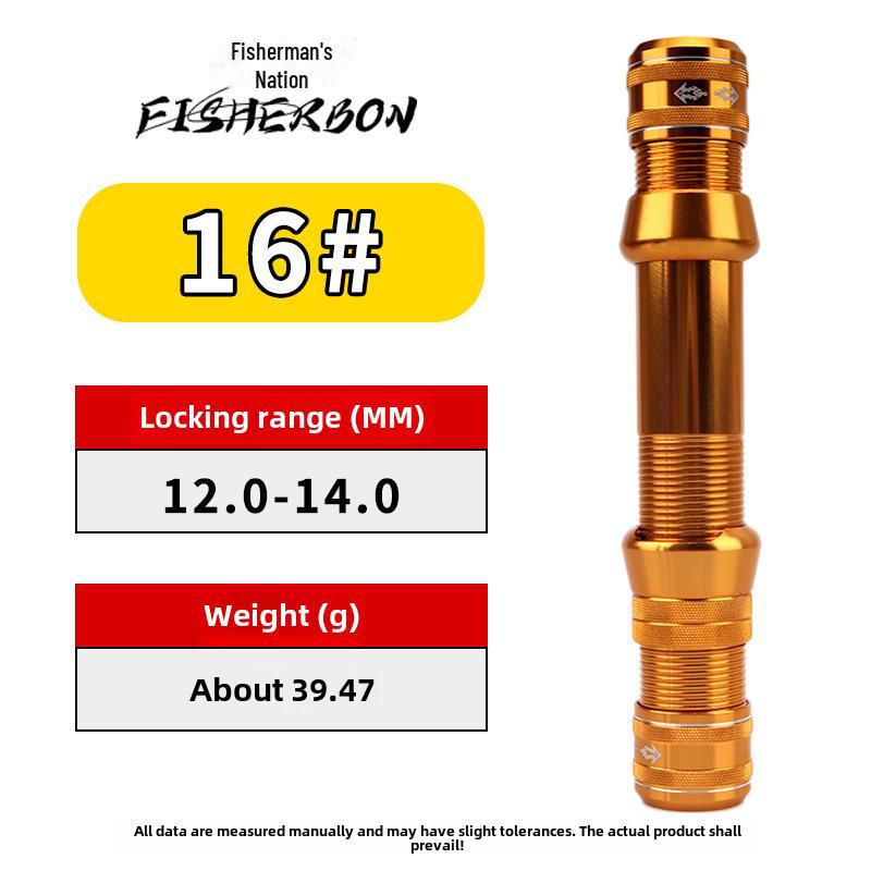 Retractable All-Metal Fishing Rod Seat with Self-Locking Mechanism