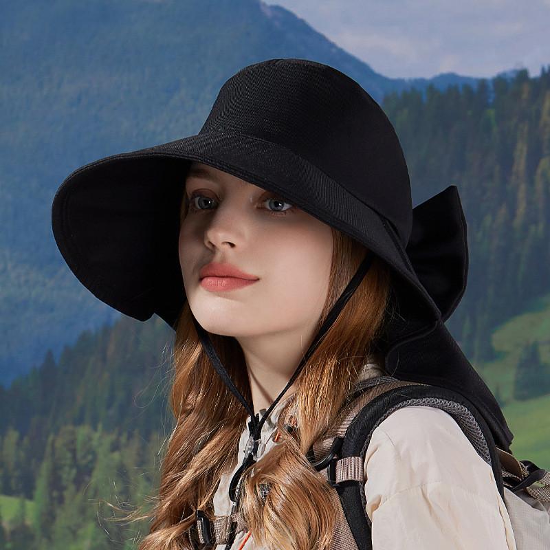 Summer Outdoor Fashion Hat With Sunshade And Neck Protection For Women