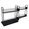 Pull Out Seasoning Rack   for Cabinet Slide Out Seasoning Kitchen   with Label Stickers