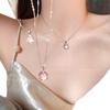 2025 Exquisite Women's Cat's Eye Pendant Necklace - Light Luxury Clavicle Chain