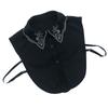 Fashion Solid Color False Collar Chiffon Removable Lapel Shirt Fake Collar Detachable Women Neck Collars Clothes Accessory