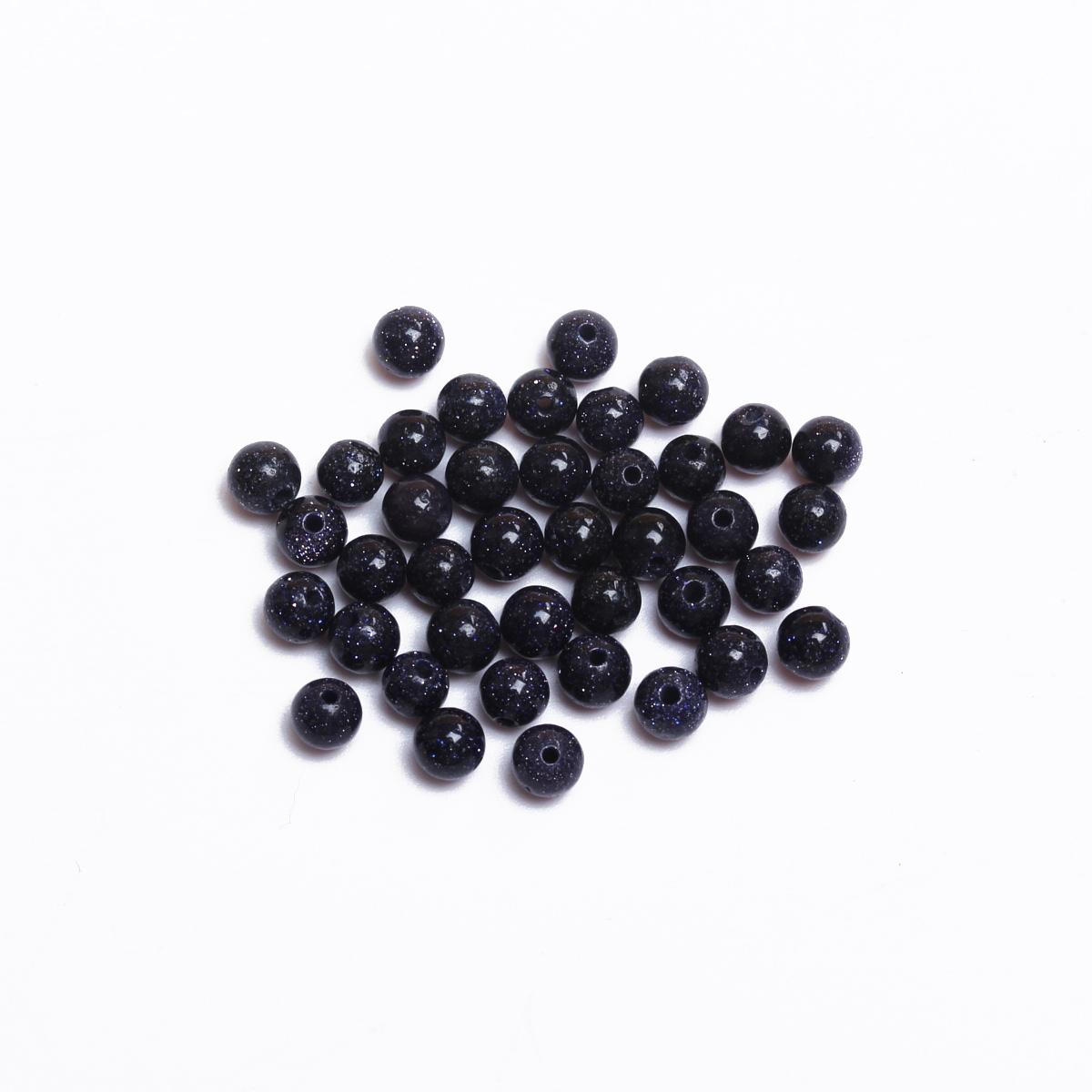 

Товары для вечеринок для ожерелья, браслета, 4, 6, 8, 10, 12 мм, разделительные бусины, натуральные бусины из голубого песка, круглые, для самостоятельного изготовления ювелирных изделий 4mm about 40Pcs