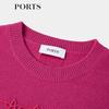 PORTS Women's Pink Wool-Cashmere Pullover