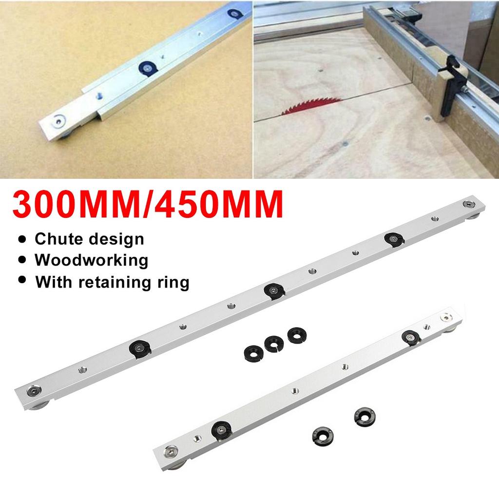 Buy 300mm/450mm Ttrack Miter Bar Slot Slider Bar Table Saw Gauge