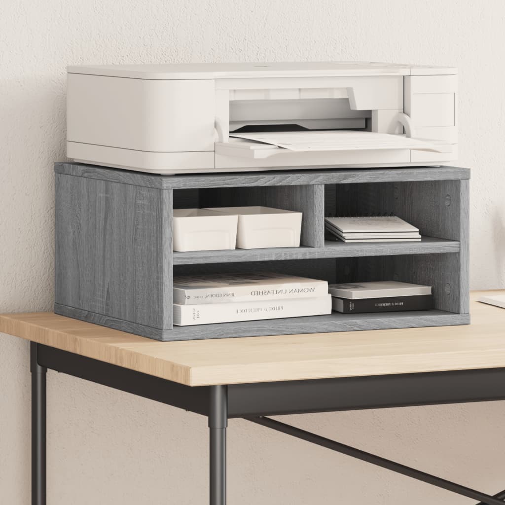 Printer Stand Gray Sonoma 49 X 40 X 22.5 Cm Engineered Wood