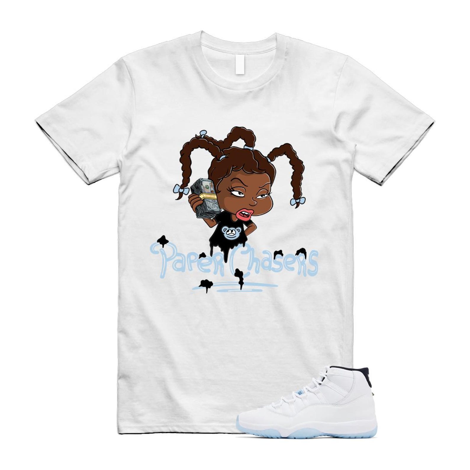 11 Legend Blue White Black 2024 T Shirt Match PC 3XL