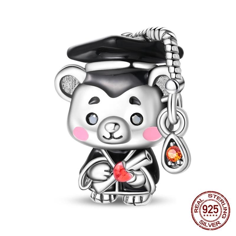 100% Copper Original Cat Couple Chain Beads Romantic Butterfly Charms Fit Bracelet Diy Jewelry Making Women Gift