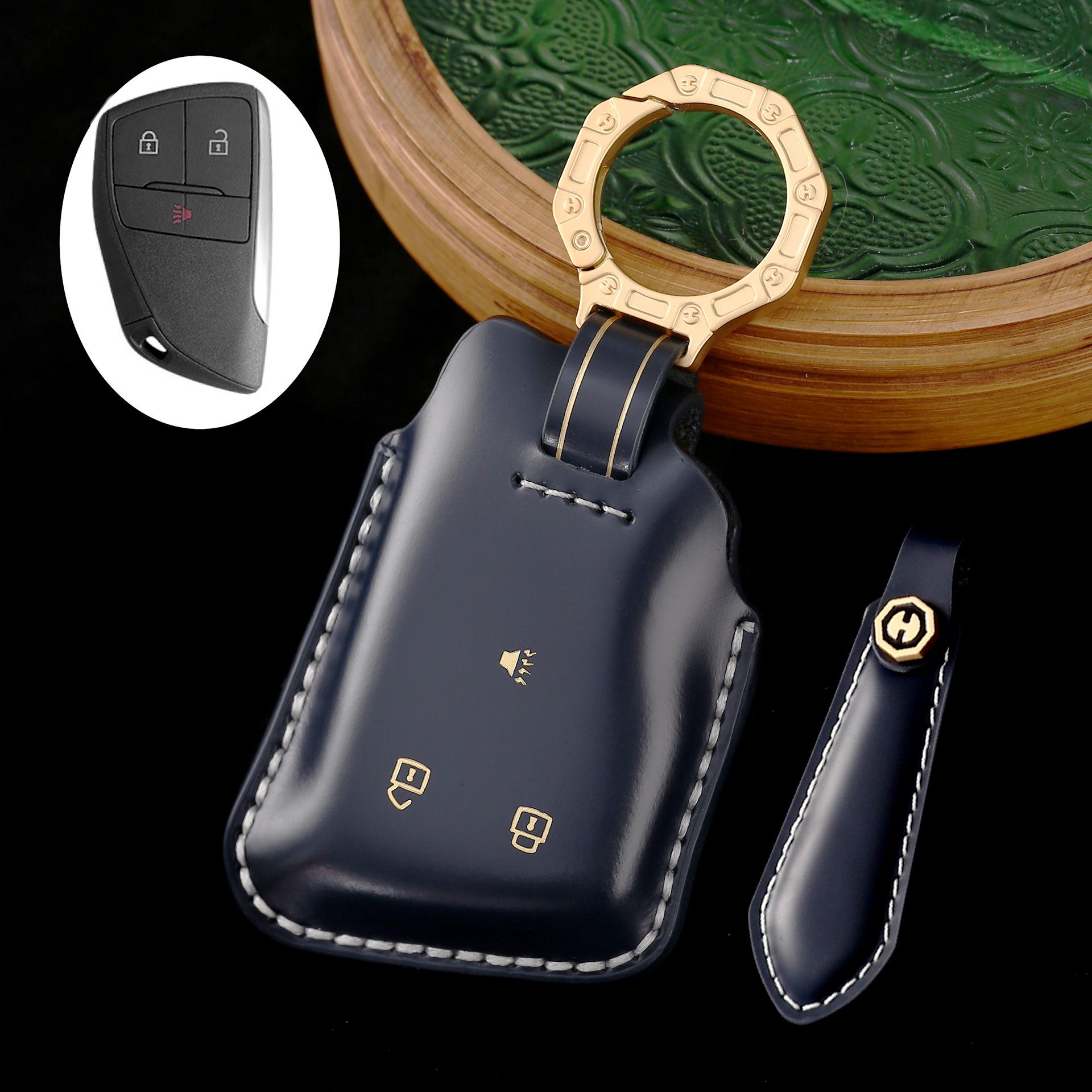 Special Buick Envision S key cover New Envision Plus car high-end leather gift box for men