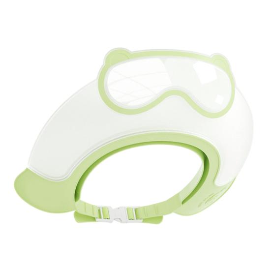 Baby Hair Washing Cap Waterproof Bath Hat BPA-Free Food-Grade Rim Adjustable Headband Soft Eye Ear Protector for for Infants Toddlers Gentle