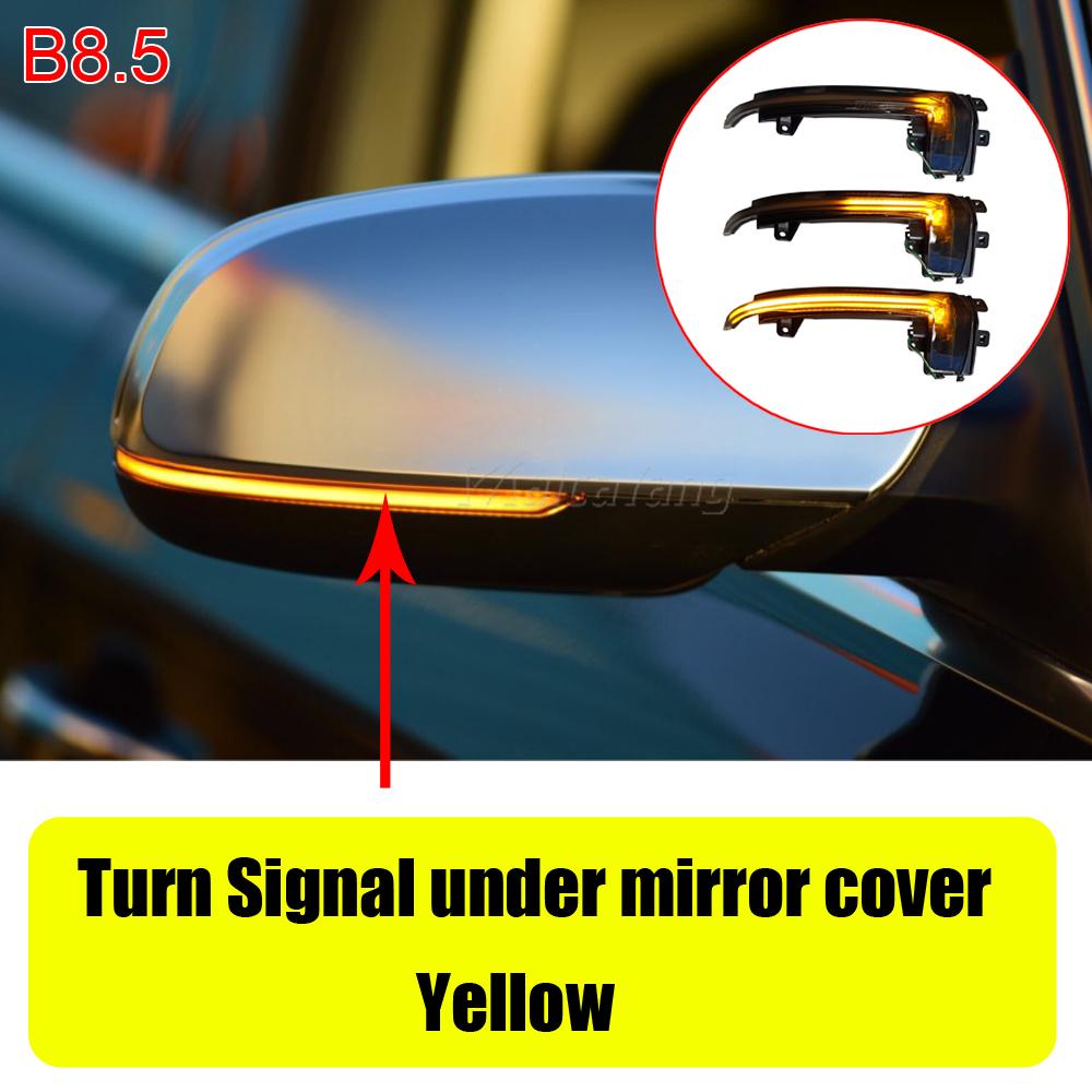 Mirror Indicator Turn Signal Light for A4 A5 B8 B8.5 A3 8P Q3 A6 C6 4F S6 SQ3 A8 D3 8K RS3 RS4 S5 Dynamic Indicator Blinker