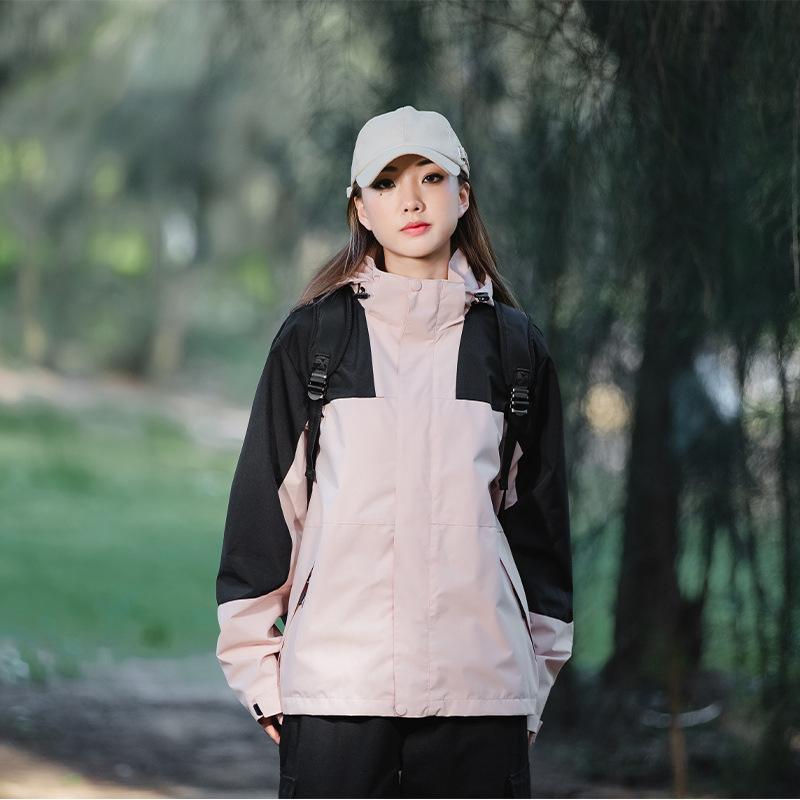 

Новая куртка Мужская и женская парная куртка Ветрозащитная трендовая повседневная мужская спортивная куртка для активного отдыха 5XL розовый