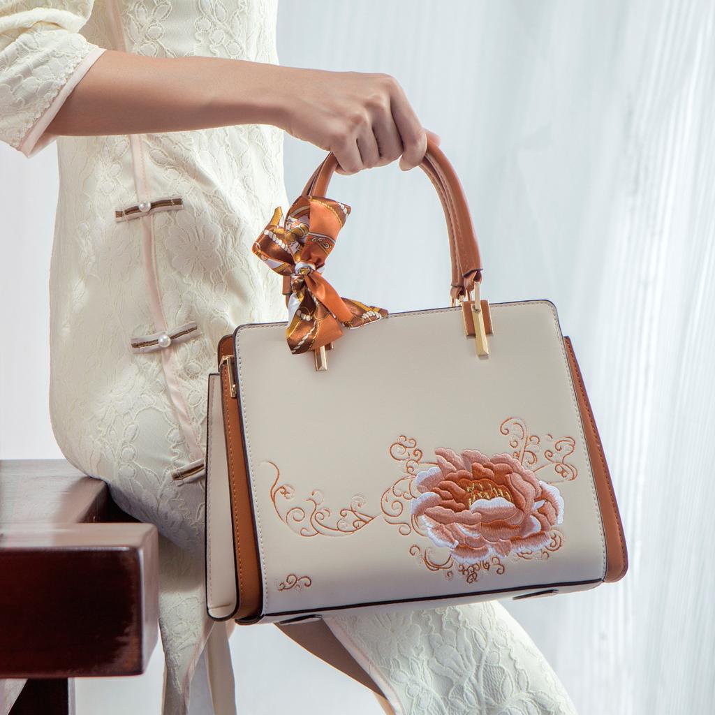 Mother's Day gift women's handbag, middle-aged ladies' tote bag, high-end mom bag, premium gift bag, crossbody bag