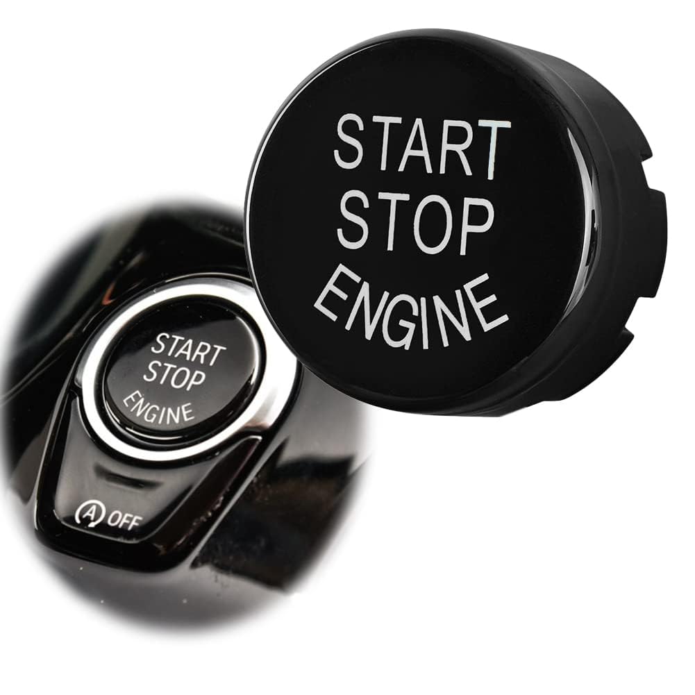 Angelguoguo Red Car Start Stop Engine Switch Button Cover Replacement for BMW 5 Series G30 / 6 Series GT G32 / X3 G01 / X4 G02