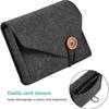 1PC Power Storage Bag Creative Charging Treasure Storage Bag Notebook Felt Accessories Package Portable Storage Bag