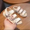 2025 Summer New Girls Sandals Flower Princess Rome Shoes