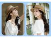 European Retro Letter Sewn Flat Top Sun & Beach Hat