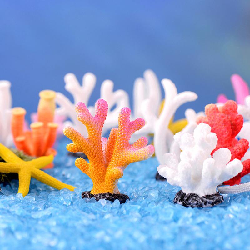 Starfish Home Decoration Aquariums Decoration Micro Landschaft Coral Ornaments DIY Landscape Artificial coral Fish Tank  Accessories