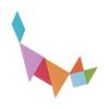 Magnetic Tangram Toys 7 Shapes Exercise Logical Thinking Bookclip Design Wooden Pattern Blocks Set